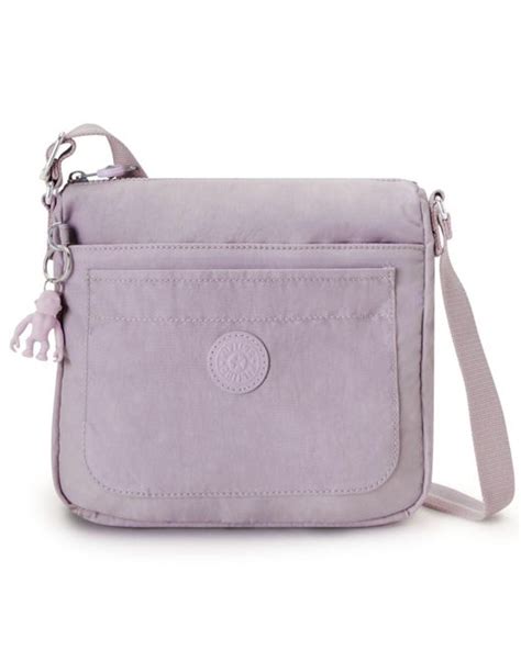 kipling sebastian crossbody bag lilac.